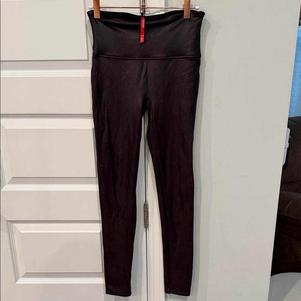 Spanx High Waist Deep Purple Leggings Size Medium